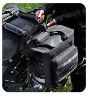 Bolsa de montañismo 20L táctica para acampar al aire libre Universal motocicleta impermeable bolsa interior extraíble, bolsa lateral para equipo - details 1