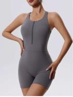 Ropa deportiva con cremallera para mujer, corsé corto de Lycra para mujer, ropa de entrenamiento, conjunto de gimnasio, ropa deportiva - details 17