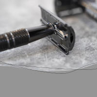 Maquinilla de afeitar de doble filo para hombre, maquinilla de afeitar de Metal reutilizable, con una sola hoja clásica de 10 piezas - details 3