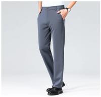 Pantalones informales elásticos para hombre, pantalones de traje de negocios, pantalones de vestir transpirables para primavera y verano, pantalones de trabajo de longitud completa para hombre - details 16