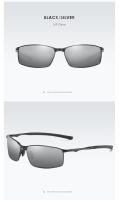 Gafas de sol polarizadas rectangulares para hombre, ultraligeras, para pescar y conducir, clásicas. - details 14