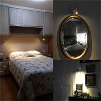 Luz Led de pared de cuello de cisne largo, iluminación de mesita de noche, interruptor negro, manguera de AC90-260V, 110V, 220V, lámpara de lectura para libros, L40cm, 3W - details 9