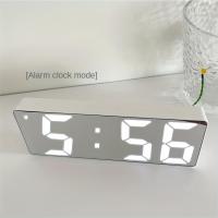 Despertador digital LED para dormitorio, reloj electrónico de sobremesa con indicador de temperatura, 1 unidad - details 8