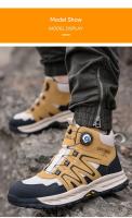 Zapatos de Seguridad para Hombres Botas de Trabajo Indestructibles con Punta de Acero - details 15
