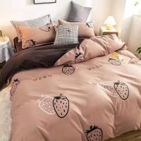 Juego de Ropa de Cama de Moda en Blanco y Verde con Funda de Edredón Nórdica y Funda de Almohada de Tamaño Queen Clásico para Niños Invierno - details 8