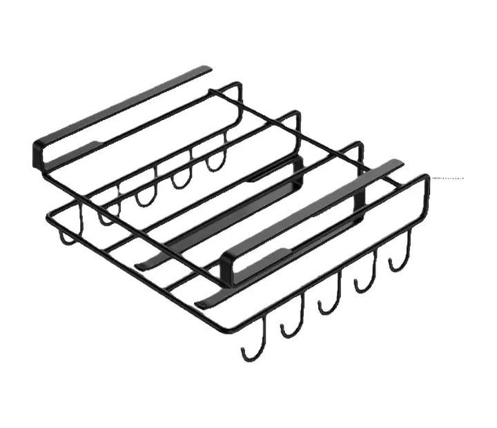 Soporte para tabla de cortar de arce de acero inoxidable, no requiere perforación, iluminación de cocina negra - 1