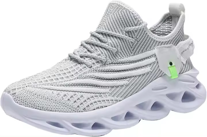 Zapatos genéricos de hombre, zapatos deportivos transpirables de malla, zapatos de correr de moda, calcetines blancos, zapatillas de hombre - 1