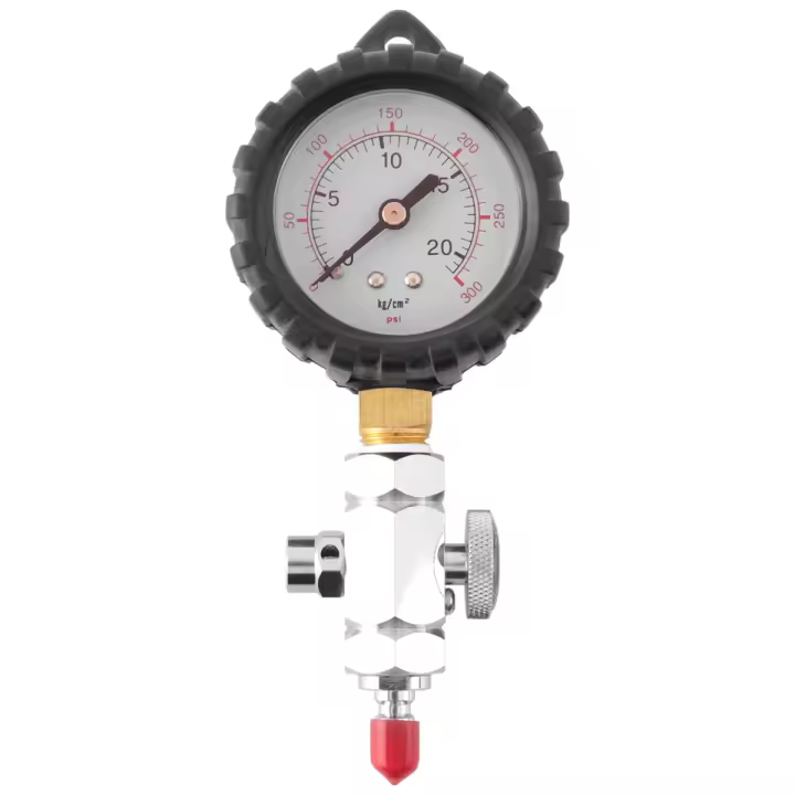 Manómetro de buceo para reguladores BCD, analizador de damas, mesa de prueba ajustable con salida de Gas de 300PSI - 1