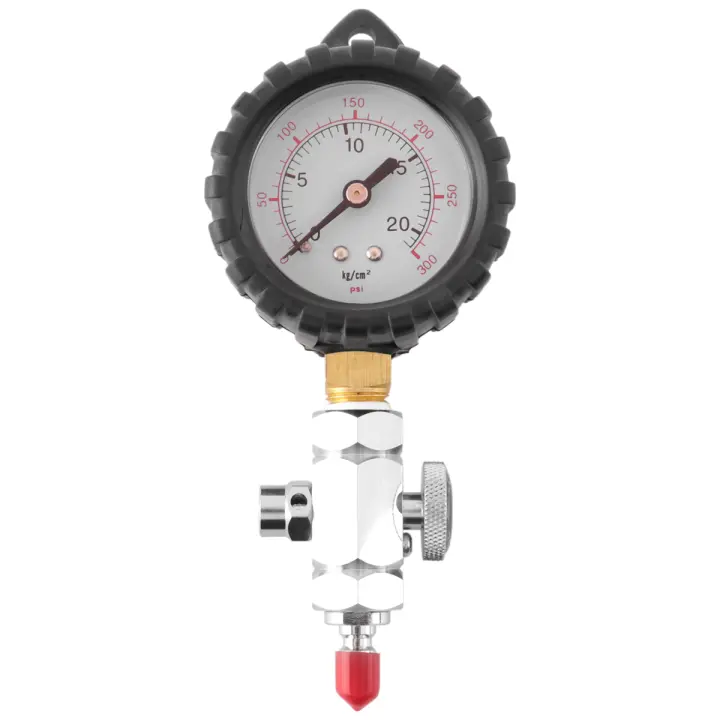 Manómetro de buceo para reguladores BCD, analizador de damas, mesa de prueba ajustable con salida de Gas de 300PSI - 1