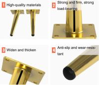 Patas de Muebles de Metal DIY 4 Piezas Diseño Oblicuo Afilado Ideal para Mesas y Sofás - details 2