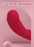 Vibrador de punto G realista para mujer, consolador grande, estimulador de clítoris, 10 lamer, Juguetes sexuales para adultos - details 5