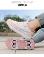 Zapatos de Patinaje de 4 Ruedas Desmontables para Niños Zapatillas de Deportes al Aire Libre para Niñas y Niños Calzado de Skateboard - details 15