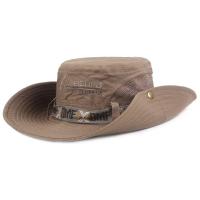 Summer Men Bucket Hat Outdoor UV Protection Wide Brim Panama Safari Hunting Hiking Hat Mesh Fisherman Hat Beach Sunscreen Cap - details 15
