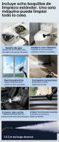 Limpiador a vapor portátil de 2500 W, hidrolavadora con esterilización a alta temperatura para el hogar, el coche, la cocina y el aire acondicionado. - details 4