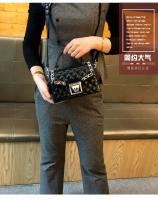 Bolso pequeño de diamante con personalidad de marca Hong Kong2025Nueva bolsa de hombro portátil de alto grado de este año - details 8