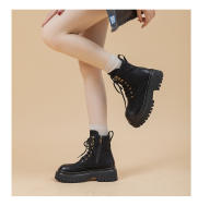 Nuevas botas cortas explosivas de estilo británico, botas retro de locomotora con suela gruesa interior que aumenta la altura - details 13
