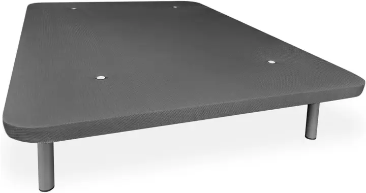Base Tapizada 3D Reforzada, Gran Estabilidad con 5 Barras Transversales y 6 Patas metálicas roscadas de 27cm, 135 x 190, Beige - 1