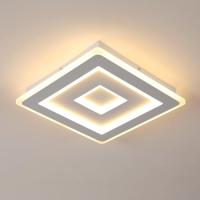 Goeco Luz de Techo Acrílica Ultrafina Blanca 20*5CM Luz Blanca Caliente 3000K Iluminación Interior - details 0