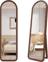 160 x 46 cm Espejo de Pared Grande, Espejo de Cuerpo Entero Marco de Madera, Espejo Pared Madera Rectangular, Moderno Espejo pie Pare Dormitorio Vestuario, Madera - details 19