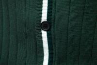 Chaqueta de punto de tendencia de suéter de manga larga con cuello en V para hombre de otoño e invierno - details 5