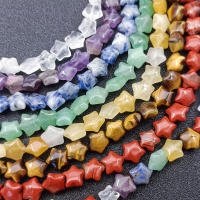 Piedra de cristal Natural en forma de estrella, 21 piezas, cuentas sueltas, piedras preciosas hechas a mano, accesorios para hacer joyas, 10mm - details 6