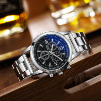 Venta directa Reloj de cuarzo para hombre de acero inoxidable de regalo - details 3