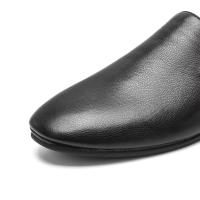 Nuevo diseño de zapatos para hombre adecuado, zapatos casuales de cuero negro, zapatos de conducción de lujo antideslizantes - details 3