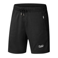 Pantalones Cortos Casuales de Algodón para Hombres Verano Nueva Moda con Bolsillos Laterales y Cierre de Cremallera para Correr al Aire Libre - details 1