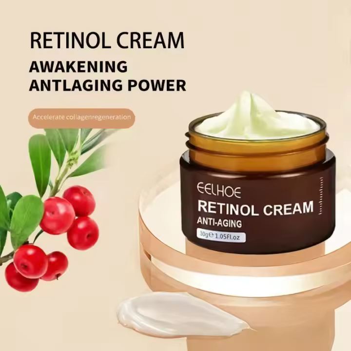 Crema reafirmante de Retinol instantáneo para mujer, crema facial eliminadora de arrugas de colágeno, crema hidratante, blanqueadora, producto para iluminar la piel - 1