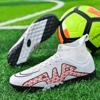 Zapatos respirables del fútbol de los muchachos de los hombres de los zapatos de fútbol del diseño de la marca del ODM del OEM - details 8