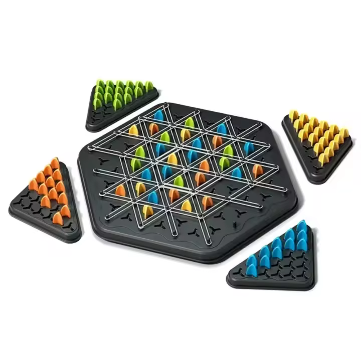 Nueva Geometría, Cadena, Ajedrez, rompecabezas, Triángulo, Ajedrez, Juego de Escritorio, Banda de Goma, Entrenamiento, Interacción Familiar - 1