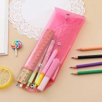 Bolsa de Maquillaje Láser Transparente Funda de Lápiz de Brillo para Chicas - details 3
