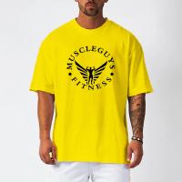 Summer Cool Men's Casual Sports Oversize Loose T-shirt Handsome Fashion Gym Fitness Short Sleeve Quick Dry Breathable Clothing - details 20