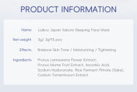 Máscara de Cara de Sakura LAIKOU Limpieza Profunda, Eliminación de Pimientos, Control de Aceite - details 1