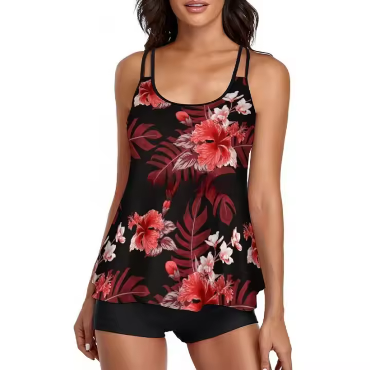 Traje de baño caliente primavera dividida traje de baño playa traje de baño mujeres verano - 1