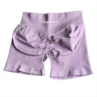 pantalones cortos clásicos de verano para mujer, pantalones cortos deportivos de yoga para correr, gimnasio, transpirables, cómodos, de cintura alta, sin costuras, pantalones cortos de yoga de secado rápido - details 8