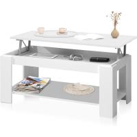 Mesa de Centro Elevable Mesa Auxiliar de Roble Canadiense Acabado en Roble - details 14