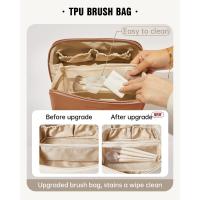 Bolsa de Cosméticos de gran capacidad para Mujer, Bolsa portátil impermeable, Bolsa de asiento Plano Abierta - details 1