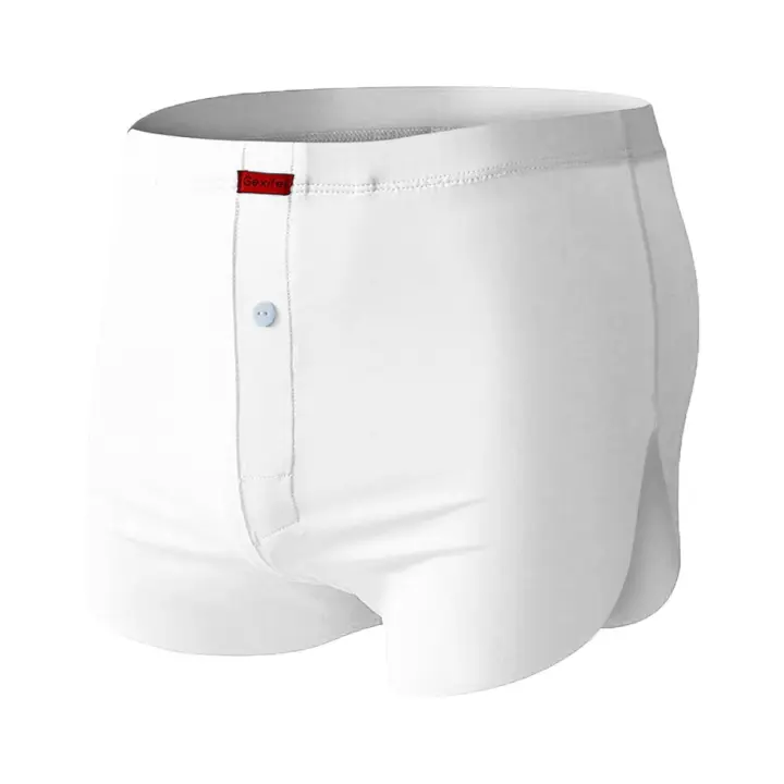 Calzoncillos Boxer simples a la moda, calzoncillos finos sin costuras de Color sólido, ropa interior transpirable de sensación fresca para hombres de verano - 1