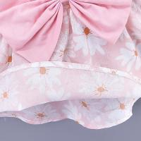 Conjunto de vestido y gorro de playa para niña, vestido de princesa con cuello halter, 2 piezas - details 25
