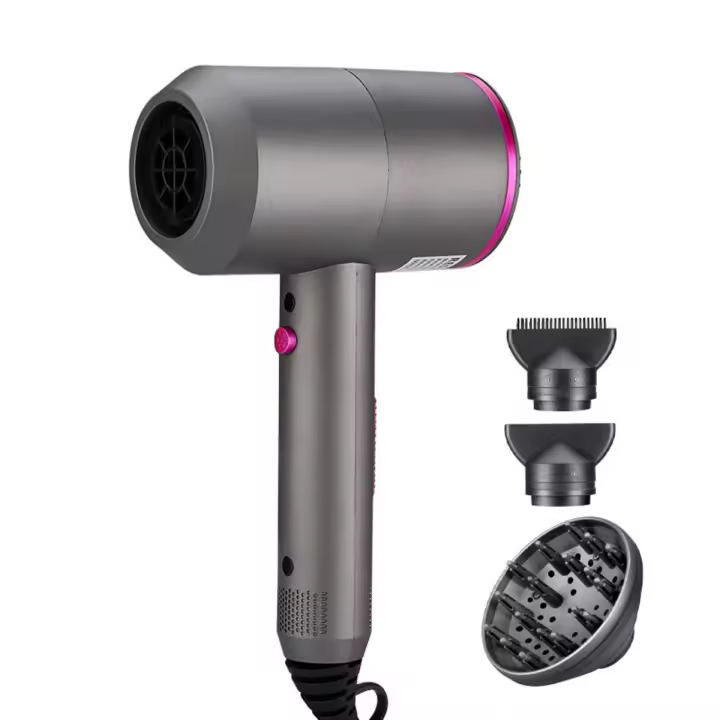 Secador de Pelo Ionico Profesional, Motor de CA Rápido, 3 Temperaturas, 2 Velocidades, Secador de Pelo - 1