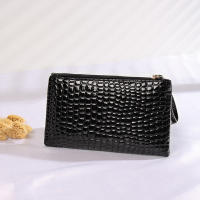 Bolso de embrague de moda negra para mujer Bolso de cambio de teléfono móvil con temperamento de cuero PU Bolso de regalo de cuero artificial de alta calidad adecuado para fiestas, bodas, trabajo diario y compras - details 6