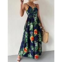 Vestido de novia floral francés para mujer, verano 2024, elegante estilo bohemio vintage con cintura ceñida, hasta la rodilla. - details 8