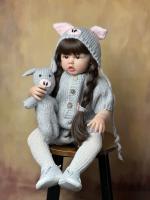 BZDOLL-Muñeca Reborn realista de silicona suave para niña, bebé de 60cm y 24 pulgadas, regalo de Navidad encantador - details 1