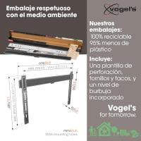 5405 Soporte TV Extremadamente Plano para TV de 32 a 77 Pulgadas, Peso máx. de 75 kg, Soporte de TV máx. VESA 400x400, Compatibilidad Universal, Distancia a la Pared Solo 1,5 cm - details 11