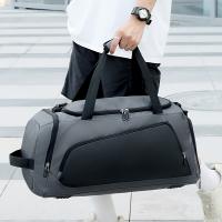 Bolsa de Fitness de viaje para hombres y mujeres, bolso de mano de gran capacidad para deportes al aire libre, separación seca y húmeda, bolso de baloncesto, bolsas de lona, zapatos, bolsillo - details 1
