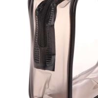 Bolsas de almacenamiento de lavado portátiles para mujer, organizador con cremallera, bolsa de cosméticos, transparente, a la moda, 1 unidad - details 16