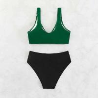 Bikini push-up blanco para mujer, microbañador sexy a rayas de talla grande, conjunto de dos piezas, traje de baño brasileño XXXL - details 22