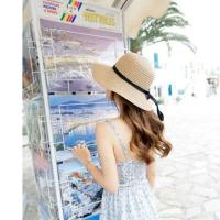 Gorra de Playa para Mujeres Protección UV Estilo Panamá Moda de Verano al Aire Libre - details 5