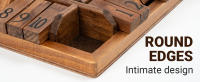 Juego de mesa de madera para niños y adultos, 12 pulgadas, 4 vías, cierra la caja, 2-4 jugadores juego inteligente para aprender a sumar, juego con 8 dados y reglas para cerrar la caja - details 4